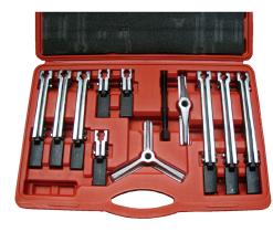 ToolRack 9518 - JUEGO EXTRACTORES UNIVERSALES 2/3 BRAZOS 12 PIEZAS(100/150/2