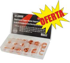 ToolRack 9828 - **OFERTA**SURTIDO DE ARANDELAS COBRE PARA INYECTORES-140PZS