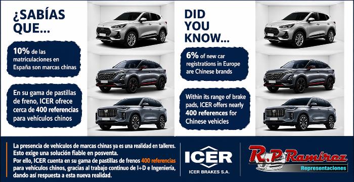 ICER PRESENCIA DE VEHICULOS DE MARCAS CHINAS.